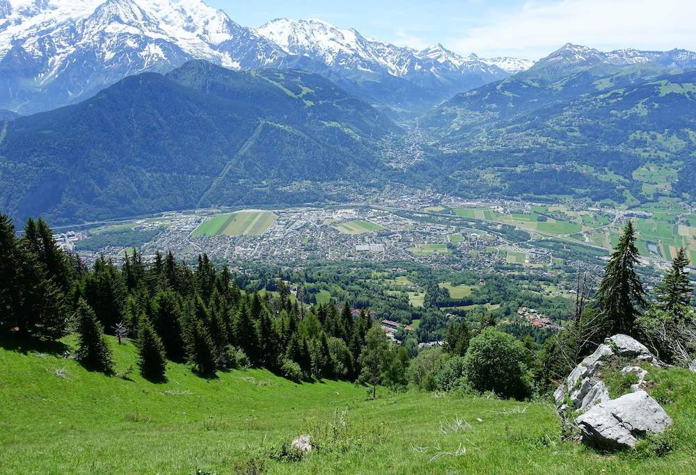 Panorama of the Arve Valley